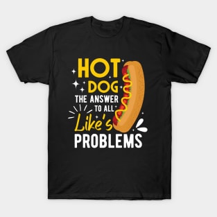 Hot Dog Lover - Wiener Frankfurter Frank Vienna Sausage Bun T-Shirt